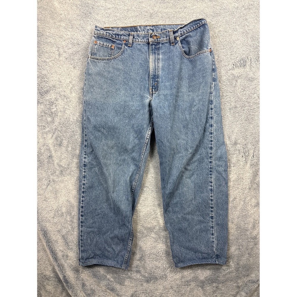 Levi's Mens 38(36)x34(29)Hemmed 560 Loose Fit Tapered Leg Vintage 90s Jeans